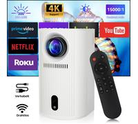 Projecteur portable - KOTSREN - 1080P - Full HD 1920x1080 - WiFi6 & Bluetooth 5.4 - Son Stéréo 3D 20W