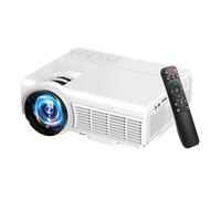 Projecteur Portable LCD 1080P Home Cinema 120ANSI Lumens WiFi 2.4G / 5G Bluetooth 5.0 Écran 45-120" - Image Nette Rapide, télécommande Incluse, Compatible iOS/Android (UE)