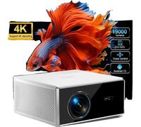 Projecteur portable, luminosité de 19000 lumens, compatibilité Android 13, version Android