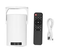 Projecteur Portable, Petit Projecteur Intelligent 1080P, 2,4 G sans Fil, Télécommande Rotative à 180 °, Projecteur de Cinéma Maison pour Le Divertissement