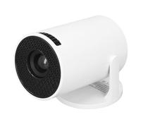 Projecteur Portable pour Android 12.0, Projecteur Portable Intelligent 1080P avec 2,4 G sans Fil, Rotatif à 180 °, Projecteur de Film de Cinéma Maison télécommandé, Projection de