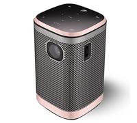 Projecteur Portable, vidéoprojecteur avec Batterie 12000 mAh, 4500 Lumens, Haut-Parleur HiFi Bluetooth 1G + 8G, Mise en Miroir d'écran sans Fil, visionneuse multimédia, pour Home Cinéma