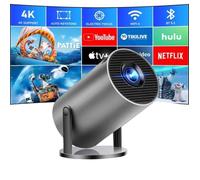 Projecteur portable - WOOLMUG - Full HD 1080P - 4K - WiFi 6
