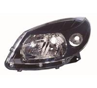 Projecteur Principal 551-1170L-LDEM2 ABAKUS H4 P43t Noir DACIA ECE, Sans Ampoule