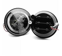 Projecteur Principal auto Pour Hummer H2 2003 2004 2005 2006 2007 2008 2009 feu antibrouillard avant voiture DRL Halo anneau yeux d'ange Led antibrouillard Feux Phares(Chrome)