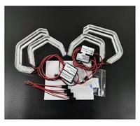 Projecteur Principal Pour BMW F10 F11 F18 520i 523i 525d 528i 530d 530i 535d 535i M5 - Anneaux LED 3D Hexagonaux Ultra-lumineux (feux De Jour)(White non relay wire)