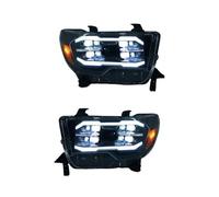 Projecteur Principal pour Toyota pour Tundra 2007-2013 pour Sequoia 2008-2021 Mise À Niveau vers Un Nouveau Style Phare LED Assemblages Phare De Voiture Phare Principal(Right Steering Wheel)