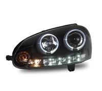 Projecteur Principal pour VW pour Jetta pour Sagitar pour Golf5 Phare LED 2007-2011 Phare DRL Signal Haute Projecteur LED Lentille Accessoires Lampe Frontale Phare Principal(High and Low)
