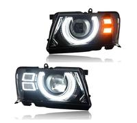 Projecteur principal Voiture Phare DRL Feu De Circulation Clignotant Accessoires Automobiles Ensemble De Phares Compatible Avec Nissan Pour Patrol Y61 2005-2022