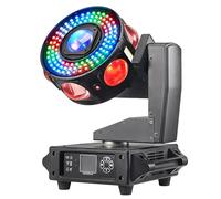 Projecteur Professionnel Dj à Tête Mobile 120w, Projecteur De Scène Rgb, Lumière Stroboscopique à Faisceau Rotatif De 540° Pour Club Et Mariage
