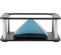 Projecteur Pyramidal Holographique, Présentoirs Holographiques 3D, Hologramme de Smartphone de 3,5 à 6 Pouces pour L'affichage de Produits d'entreprise, Interaction de Dessin animé (Cylindrique)