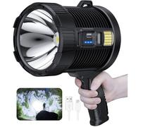 Projecteur rechargeable - PZCC - PZCC - 100000 lumens - 800 m portée - Batterie 10 000 mAh