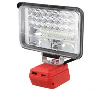 Projecteur sans fil pour batterie DEVON 20 V, design 48 LED pour chantier et réparation de véhicules (B)
