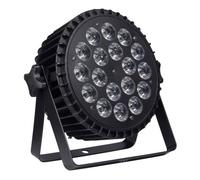 Projecteur scénique - LIGHT4ME - ALU QUAD PAR 18x6W RGBW - Boîtier aluminium - 18x6W RGBW - DMX + stroboscope
