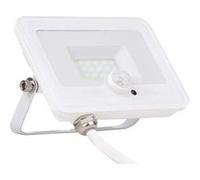 Projecteur plat + détecteur de mouvement IP65 1000lm - Blanc - Voltman