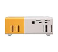 Projecteur Smart Home, Haut-parleurs Intégrés Mini Projecteur 100-240V Interface Multimédia HD Prise en Charge Carte Mémoire 32G pour Téléphone Portable (Prise UE)