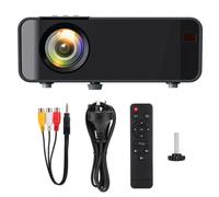Projecteur Smart TV OS avec WiFi et Bluetooth, mini-projecteur portable 4K sous licence Netflix avec correction automatique du trapèze pour les