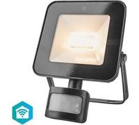 Projecteur smartlife Nedis noir avec detecteur wifi 20w ip65 Nedis WIFILOFS20FBK Noir G