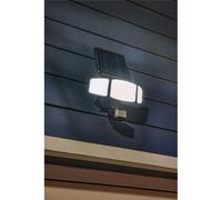 Projecteur solaire 3 têtes 1000 lumens