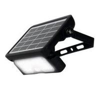 Luceco Projecteur solaire 1080 lumens avec support de montage Etanche IP65 Capteur PIR avec 3 modes de travail: Crépuscule jusqu'à l'aube