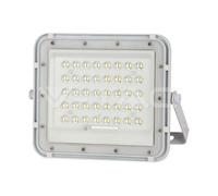 Projecteur Solaire À LED 10W IP65 Blanc Avec Télécommande 6400K V-TAC VT-80W-W