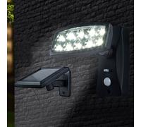 Projecteur solaire à LED avec détecteur de mouvement Lampe murale Lampe d'extérieur Lampe de jardin