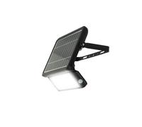 Projecteur solaire avec 2 détecteurs de mouvement 1080 lumen - LUCECO - LED - Solaire - Noir