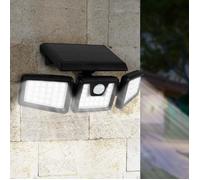 Projecteur solaire - IDMARKET - Blanc - Détecteur de mouvement - LED - Contemporain