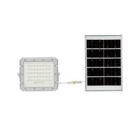 V-TAC VT-40W-W 7840 Projecteur d'éclairage LED, Panneau solaire 16 W blanc neutre blanc