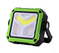 Projecteur solaire LED 10 W avec batterie 2400 mAh rechargeable, projecteur étanche pour travail en plein air et éclairage de nuit (777D)
