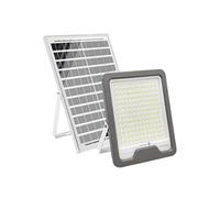 Projecteur Solaire LED 16 W, Panneau Solaire 20 W et Détection Automatique,Gris [EEK: A]