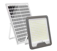 Projecteur Solaire LED 16 W, Panneau Solaire 20 W et Détection Automatique,Gris [EEK: A]