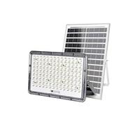 Projecteur Solaire LED 17 W avec Panneau Solaire 20 W et Détection Automatique Gris