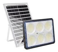 Projecteur Solaire LED 19 W avec Panneau Solaire 20 W et Détection Automatique Avizar Gris Gris