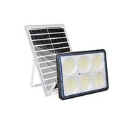 Projecteur Solaire LED 19 W avec Panneau Solaire 20 W et Détection Automatique Gris