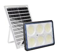 Projecteur Solaire LED 19 W, Panneau Solaire 20 W et Détection Automatique,Gris [EEK: A]