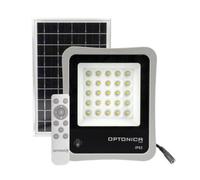 Projecteur Solaire LED 30W IP65 (Panneau Solaire + Télécommande Inclus) - Blanc Froid 6000K - 8000K - SILAMP