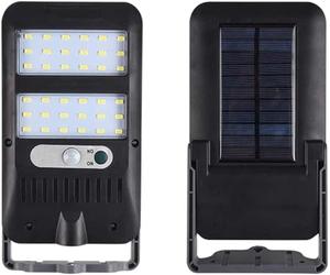 Projecteur Solaire LED COB 36 W Avec Capteur De Mouvement PIR, Applique Murale D'extérieur For Éclairage De Rue Et D'allée, Économe En Énergie Et Étanche(36led)