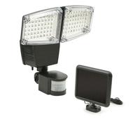 Projecteur solaire LED double detecteur mouvements 1100lm