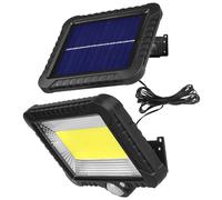 Projecteur solaire LED mural intérieur extérieur IP44 6000K plus