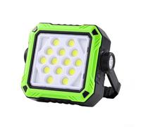 Projecteur solaire LED rechargeable 10 W avec batterie 2400 mAh, projecteur de travail étanche pour utilisation en extérieur et éclairage (777B)