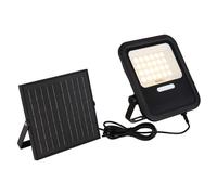 Projecteur solaire mural lampe d'extérieur LED minuterie réglable télécommande mobile