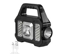 Projecteur solaire portable à LED antidérapant et étanche, multifonction, affichage de puissance avec