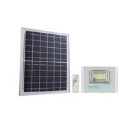 Projecteur solaire V-TAC - IP65 Waterproof - Blanc - 12W - 550 Lumens - 6400K