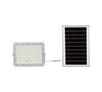 V-TAC VT-120W 7844 Projecteur d'éclairage LED, Panneau solaire 15 W blanc neutre blanc