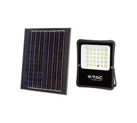 Projecteur solaire V-TAC - IP65 Waterproof - Corps noir - 2400 Lumens - 6400K