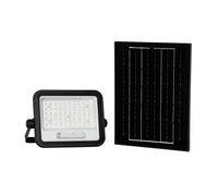 Projecteur solaire V-TAC - IP65 Waterproof - Noir - 100W - 1000 Lumens - 7IN1