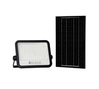 Projecteur solaire V-TAC - IP65 Waterproof - Noir - 200W - 3000 Lumens - 7IN1