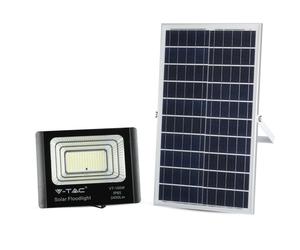 Projecteur solaire V-TAC - IP65 Waterproof - Noir - 35W - 2450 Lumens - 4000K