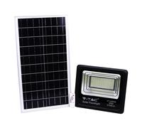 Projecteur solaire V-TAC - IP65 Waterproof - Noir - 40W - 3100 Lumens - 6000K